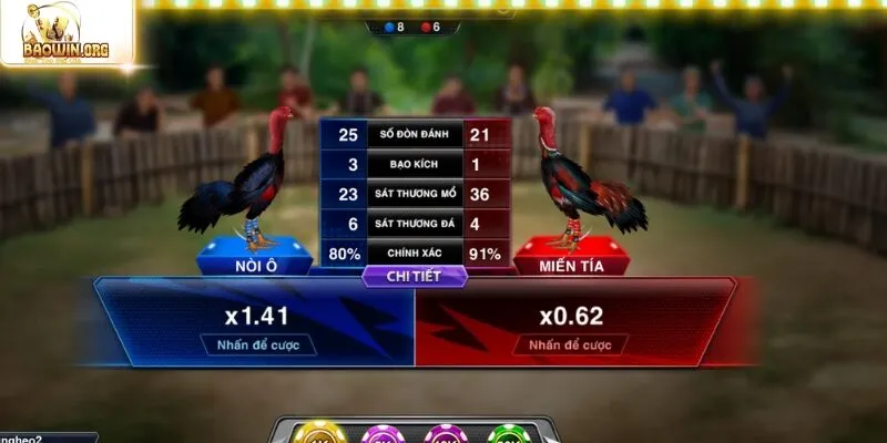 Đá gà nòi chinh phục nhiều trận đấu kịch tính